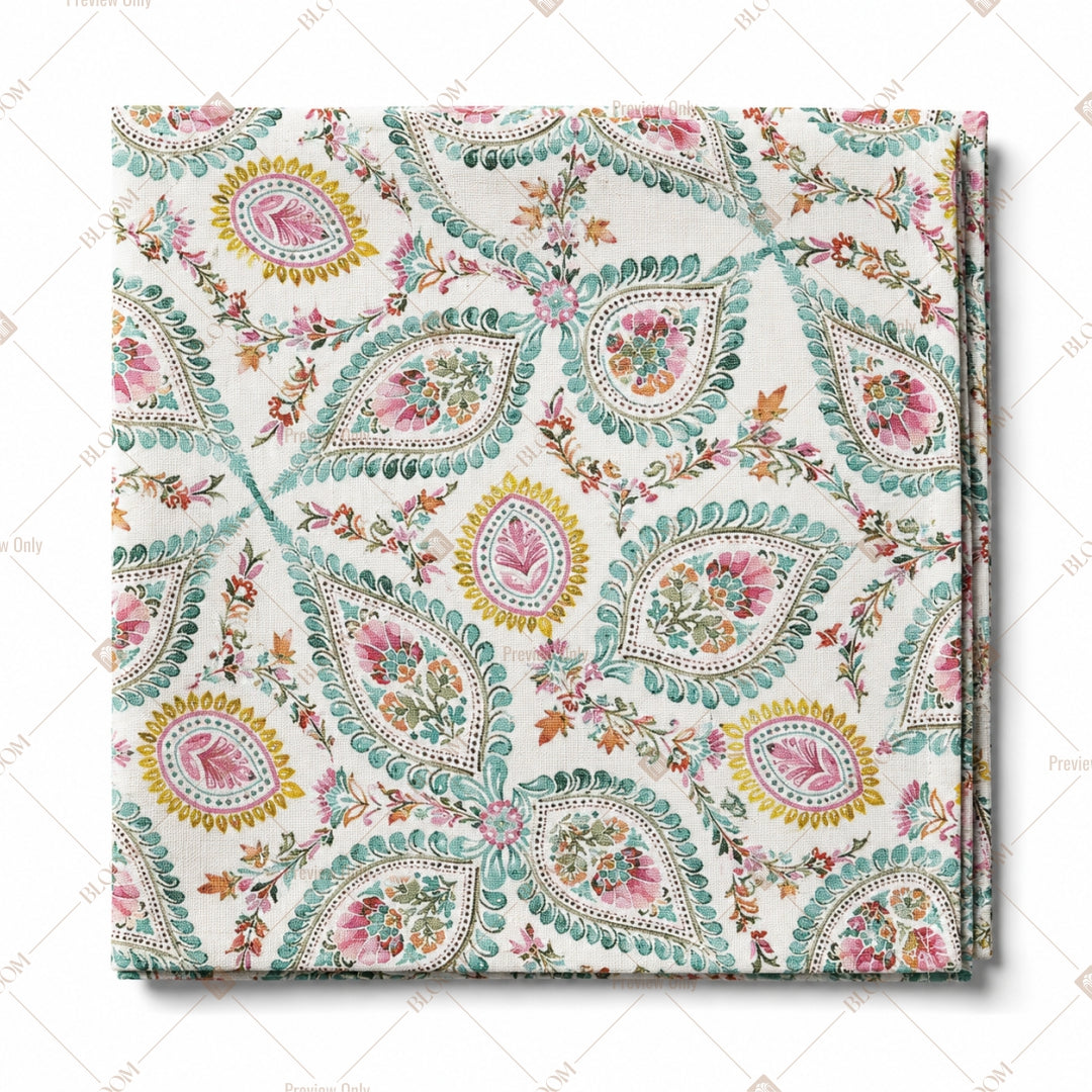 Pastel Paisley Pattern Design