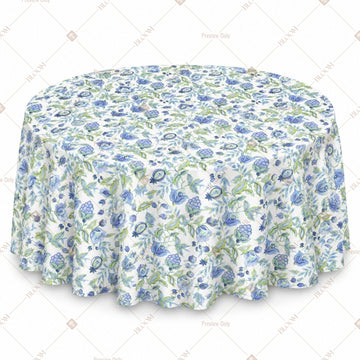 Blue Floral Table Cover Pack Of 6