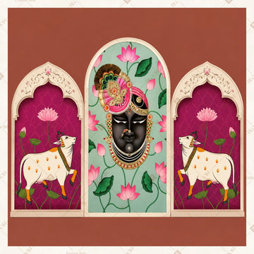 Royal Krishna Palace Square Backdrop