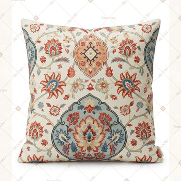 Vintage Floral Medallion Cushion Cover Pack of 12