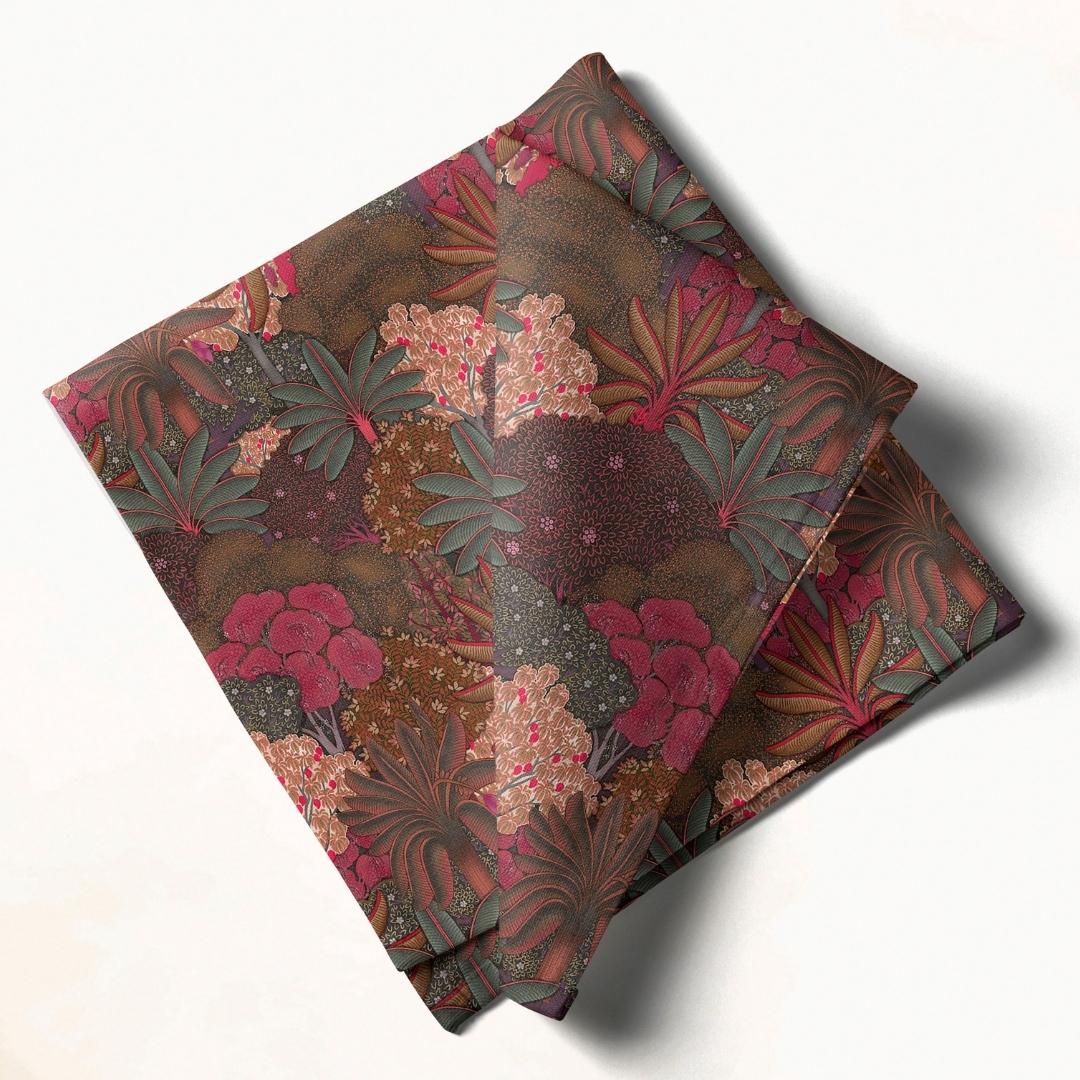 Tropical Jungle Print: Napkins 18" X 18" - Pack Of 20