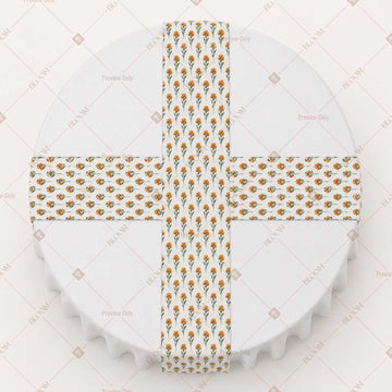 Gold Mini Trellis Table Runner Pack Of 12