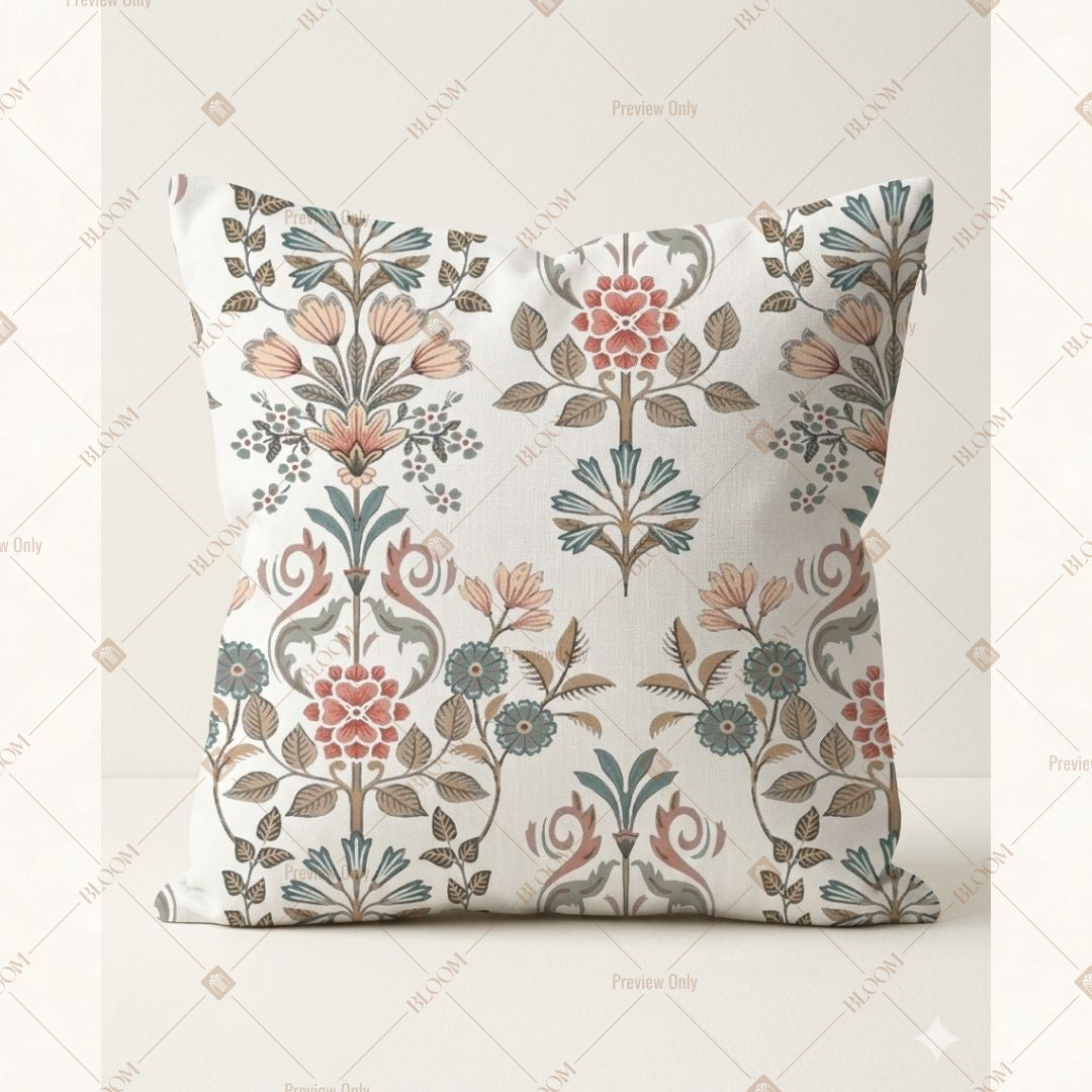 Soft Grey Botanical Cushion Cover Pack of 12
