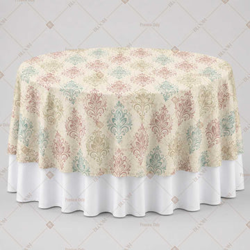 Soft Pastel Trellis Table Overlay Pack of 6
