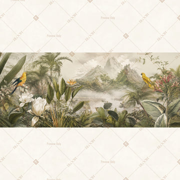 Wildlife Jungle Landscape Wide Backdrop