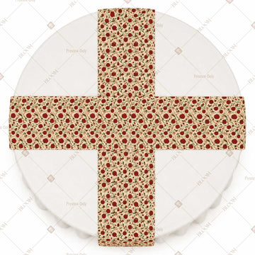 Rustic Floral Vine Table Runner Pack Of 12
