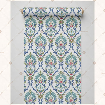 Blue Medallion Fabric Roll Pack of 25