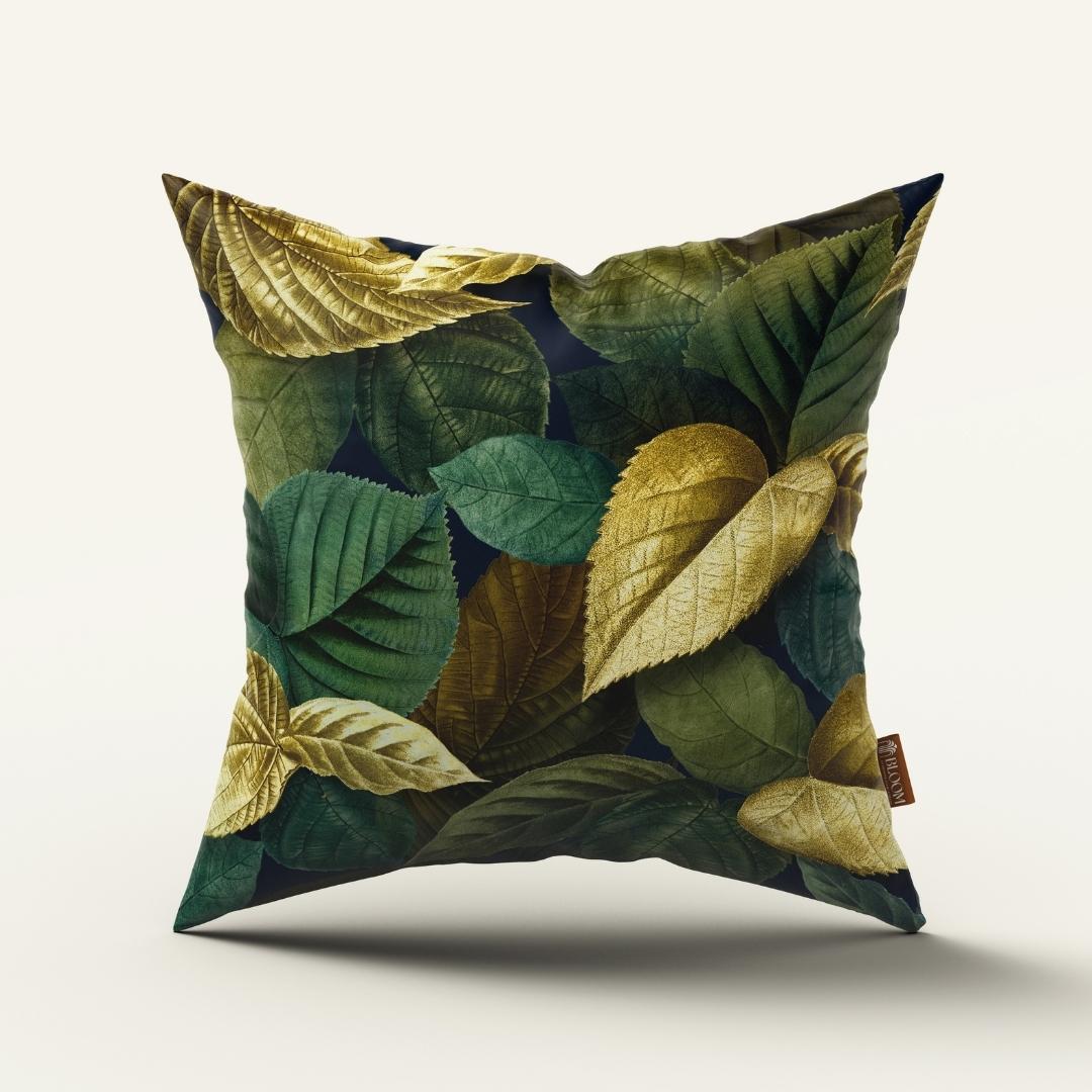 Golden Foliage Luxe: Cushion Cover - Pack of 12