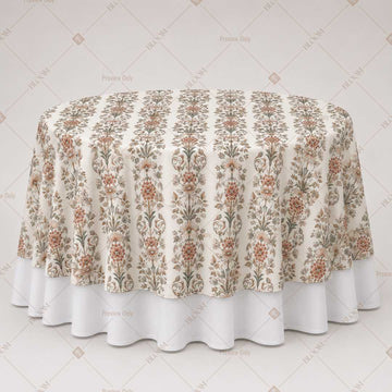 Neutral Botanical Vine Table Overlay Pack of 6