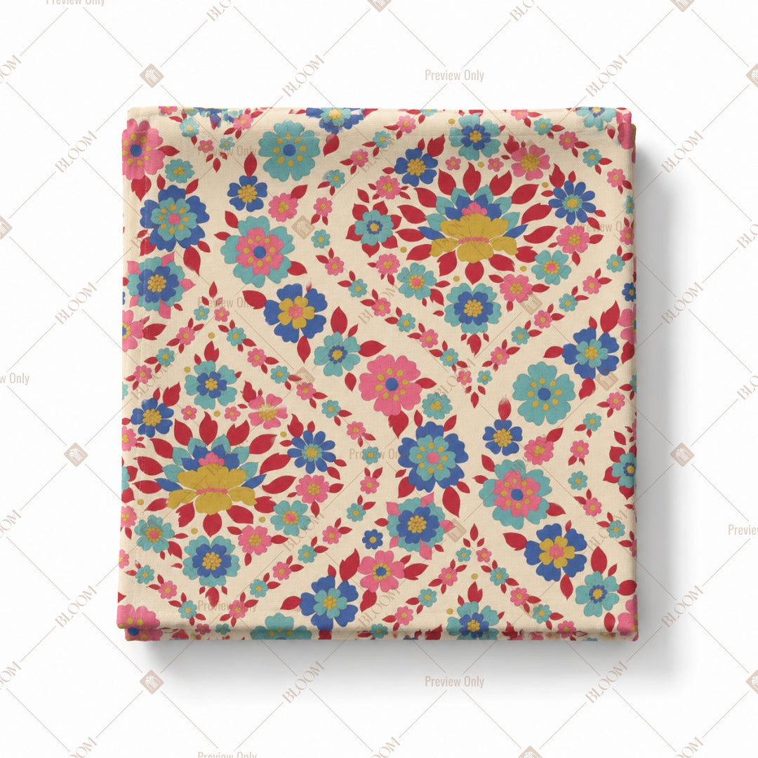 Colorful Mandala Tile Pattern Design