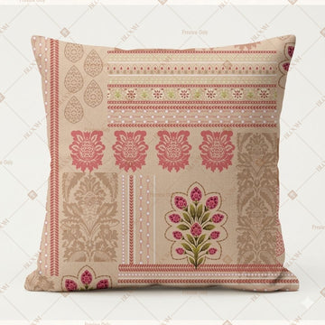 Pink Folk Art Pattern Cushion Cover Pack of 12