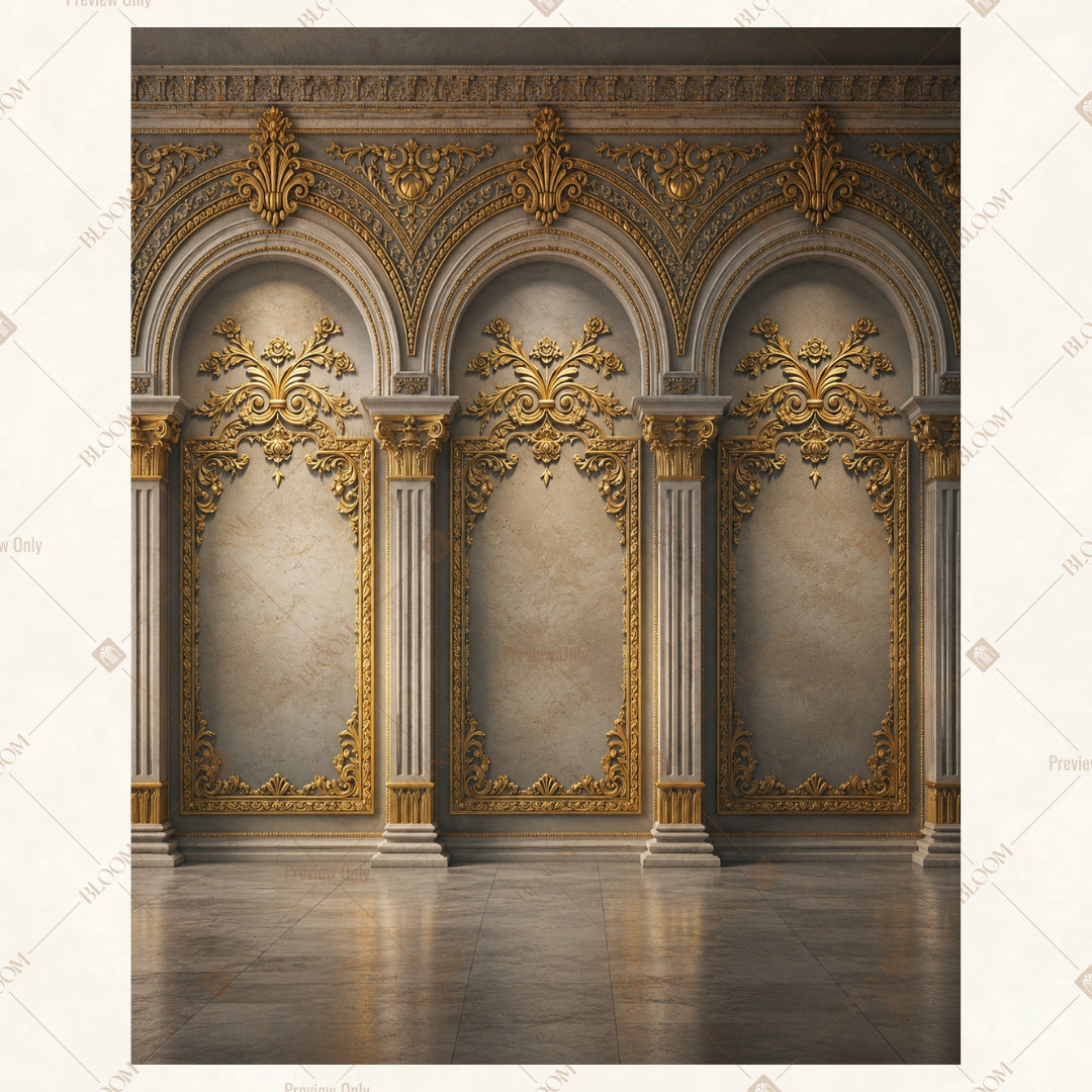 Royal Marble Arch Hall Portrait Rectangle Backdrop