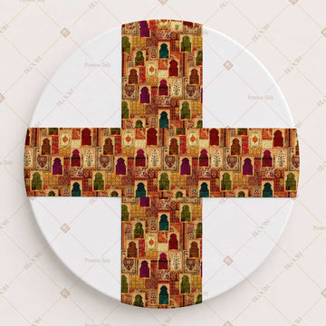 Folk Art Patchwork Table Runner Pack Of 12