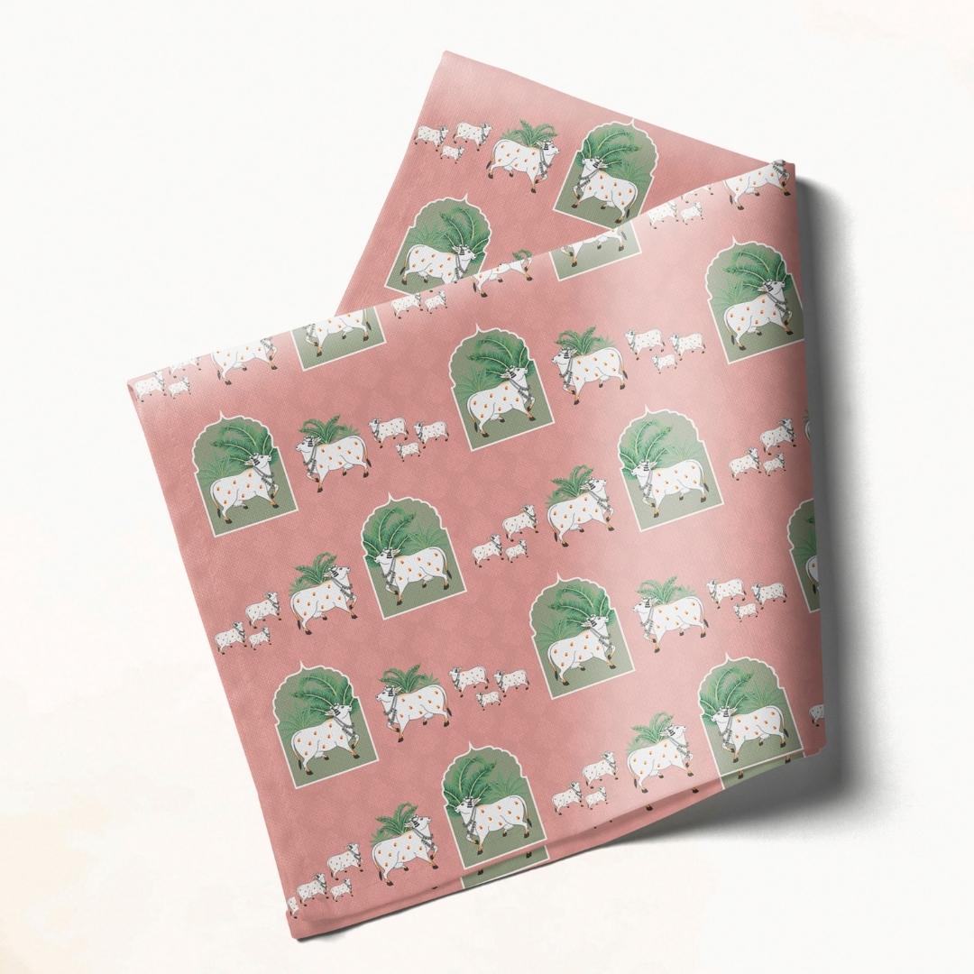 Pink Cow Print: Napkins 18" X 18" - Pack Of 20