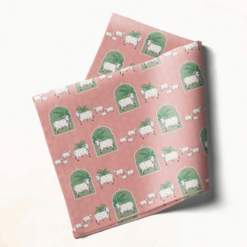 Pink Cow Print: Napkins 18" X 18" - Pack Of 20