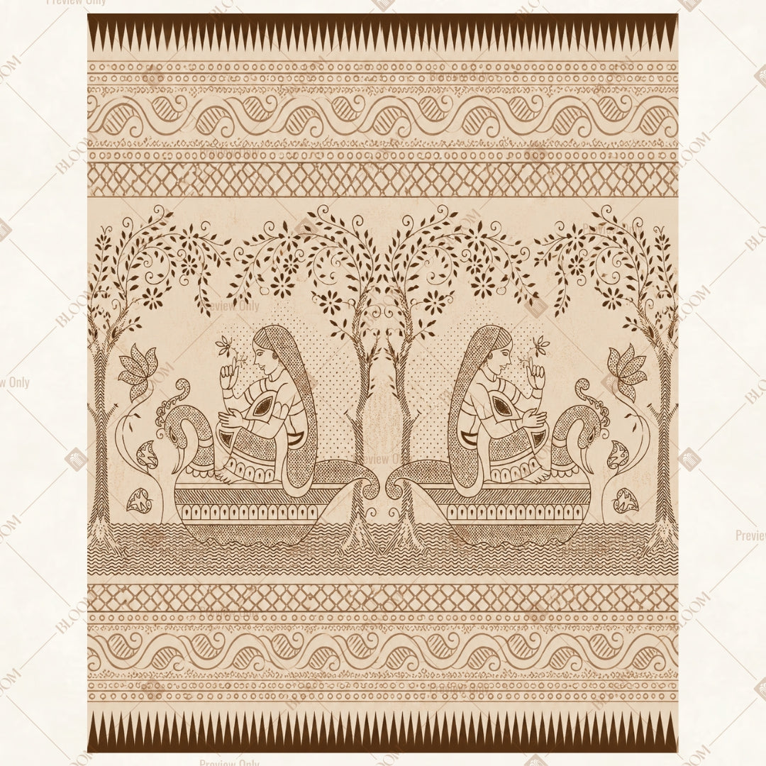Vintage Marble Relief Wall Portrait Rectangle Backdrop