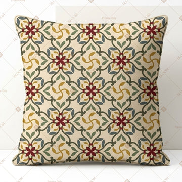Rustic Floral Mosaic Cushion Cover Pack of 12