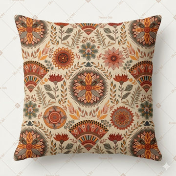 Terracotta Mandala Cushion Cover Pack of 12