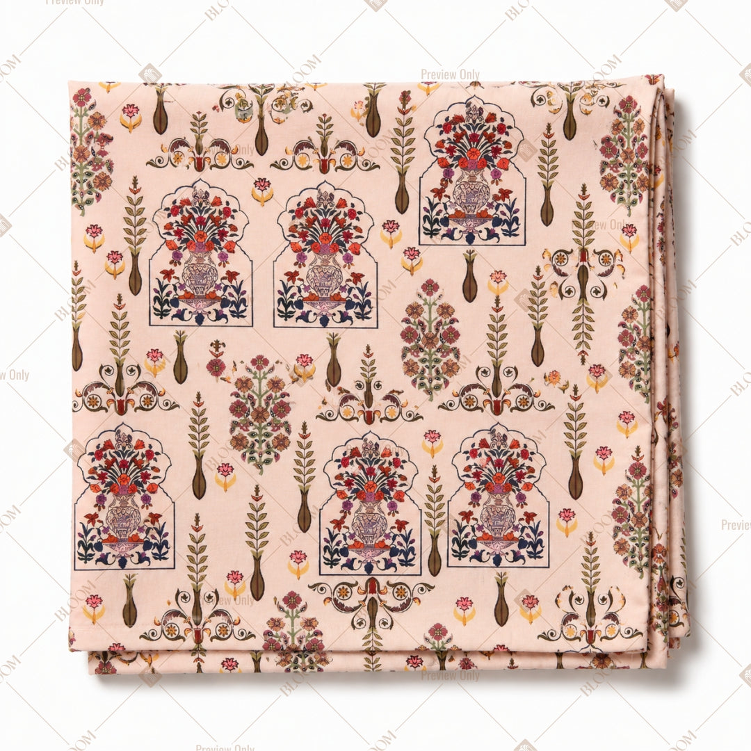Traditional Rajasthani Folk Pattern Design