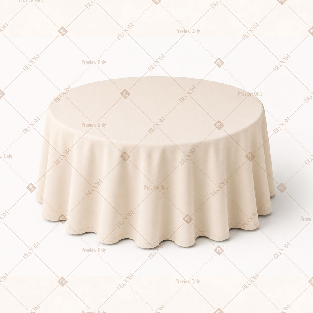 Cream Table Cover Pack Of 6