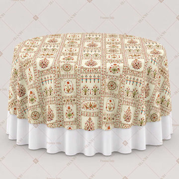 Antique Ornamental Medallion Table Overlay Pack of 6