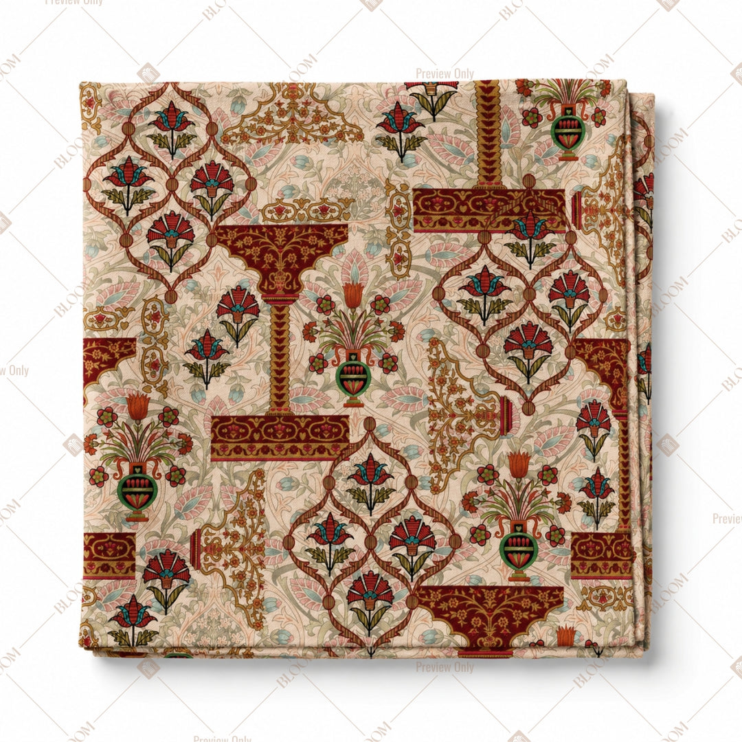 Traditional Rajasthani Block Pattern Design