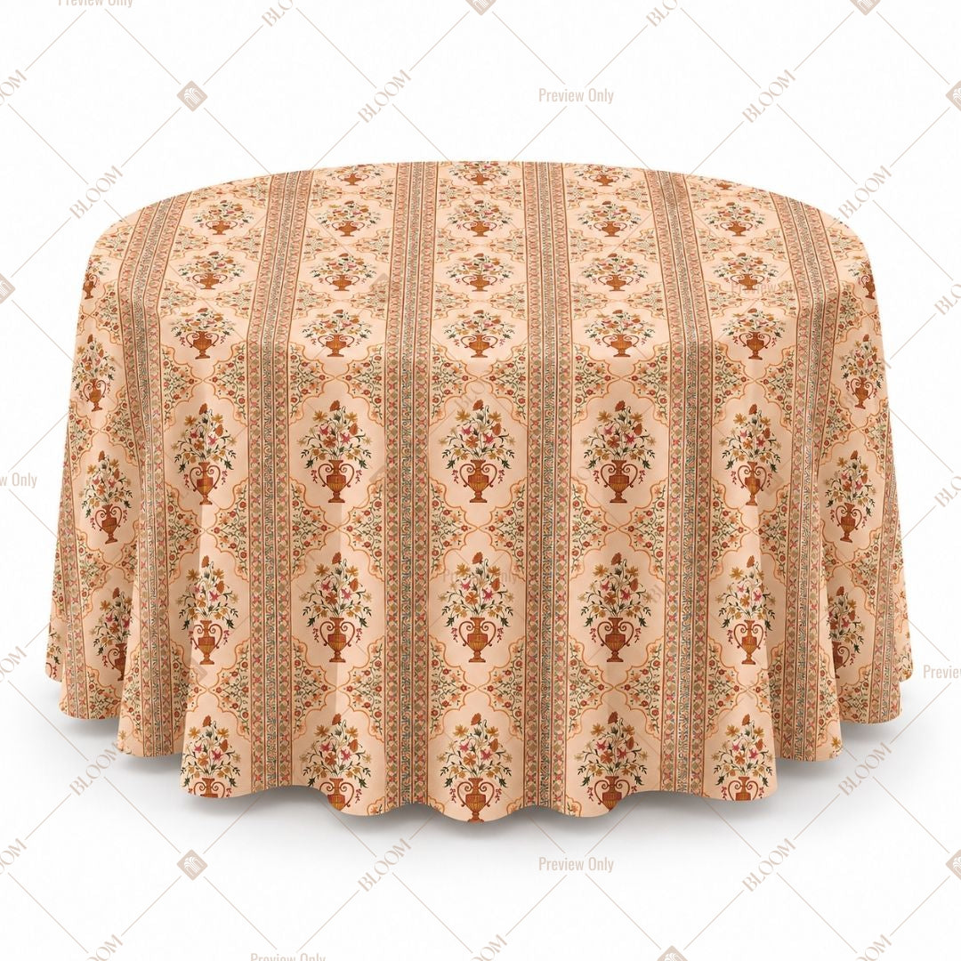 Camel Damask Table Cover Pack Of 6