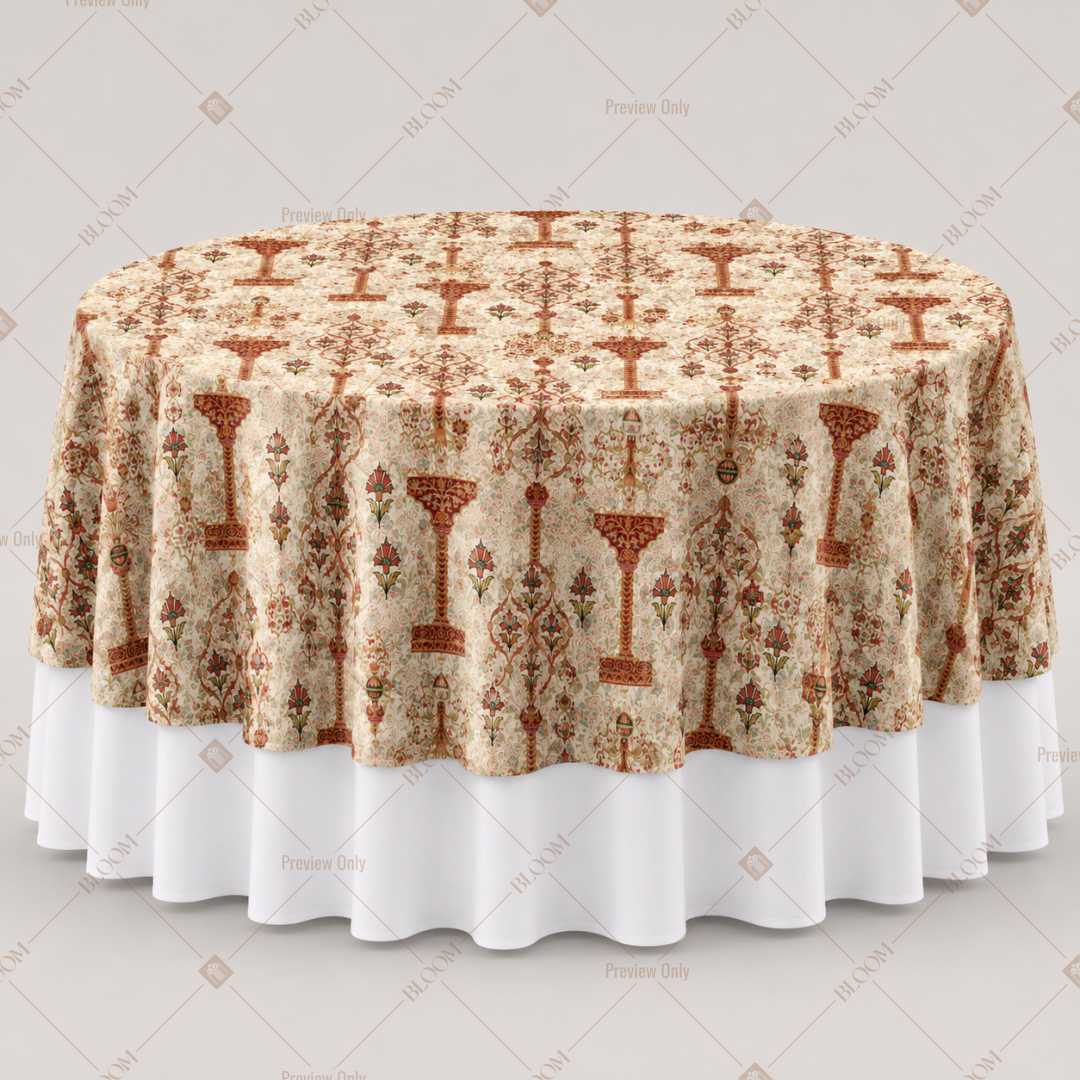 Vintage Folk Stripe Table Overlay Pack of 6