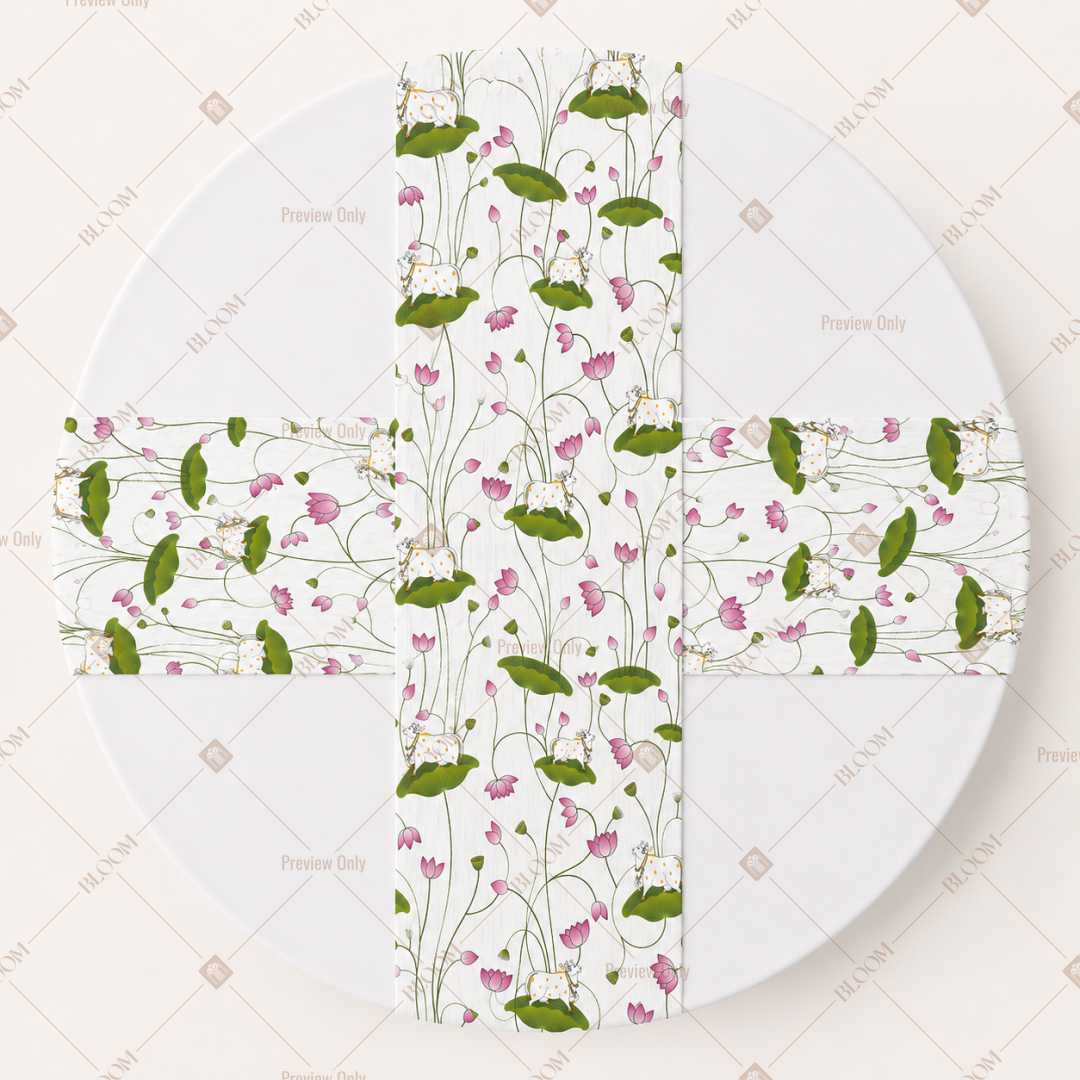 Green Botanical Vine Table Runner Pack Of 12