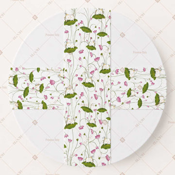 Green Botanical Vine Table Runner Pack Of 12