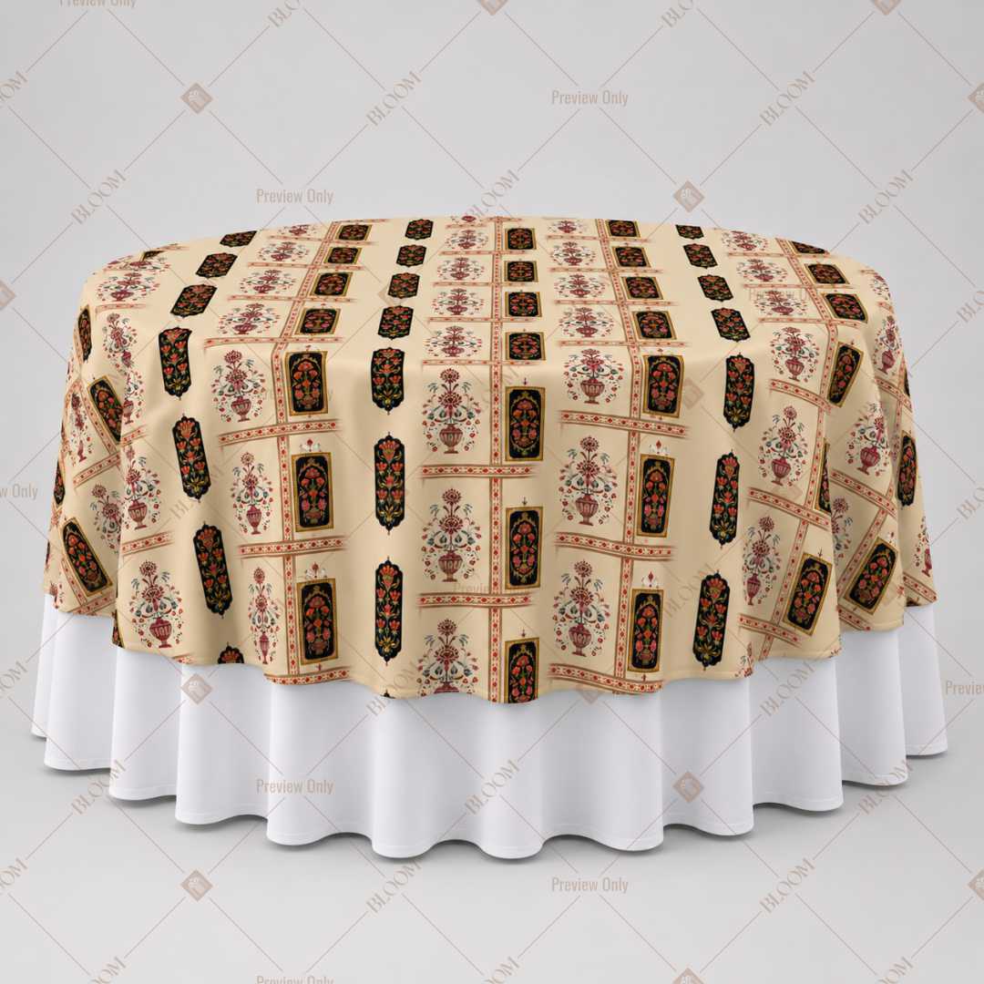 Heritage Textile Motif Table Overlay Pack of 6