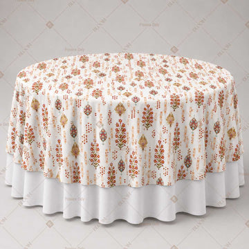 Neutral Floral Vine Table Overlay Pack of 6