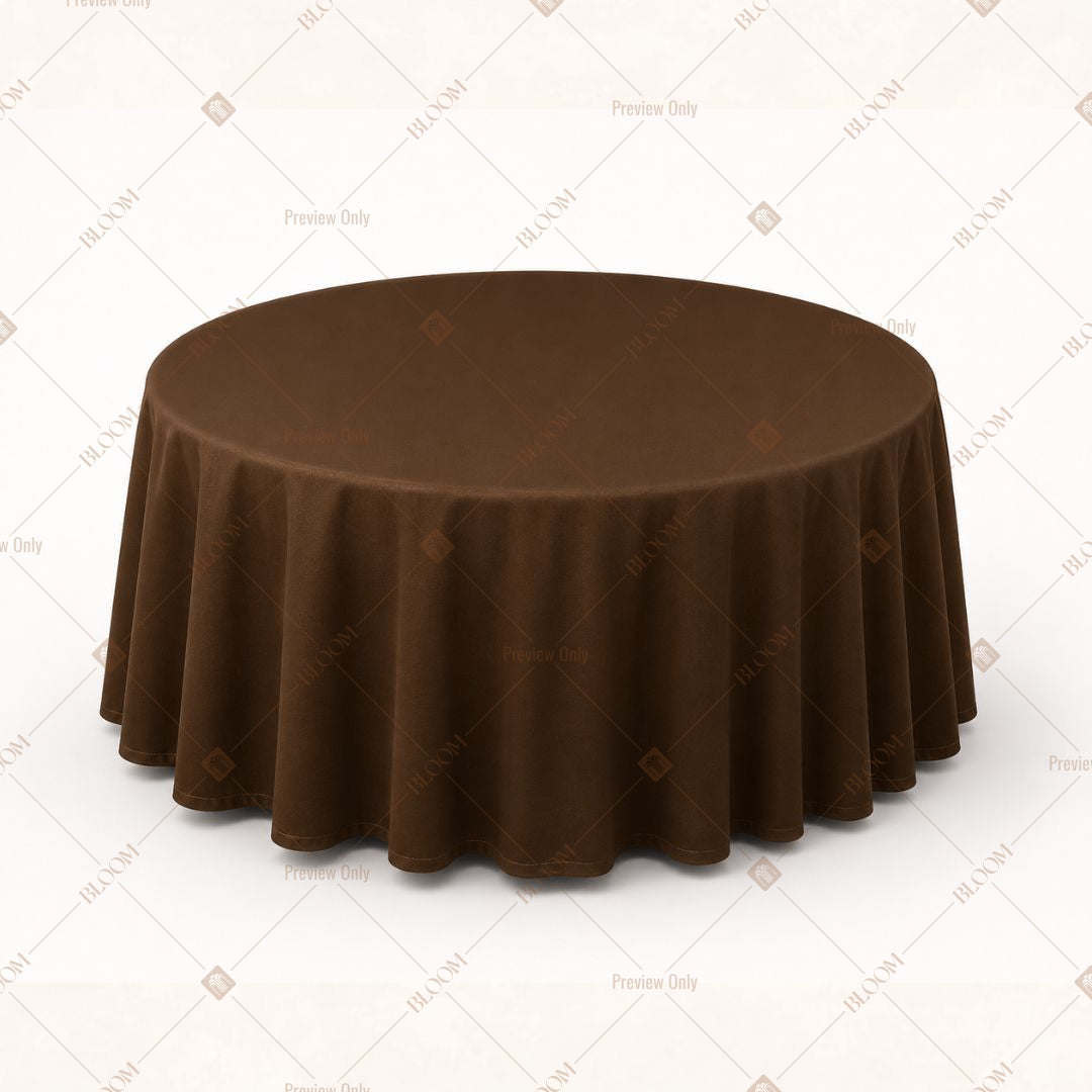 Dark Brown Table Cover Pack Of 6