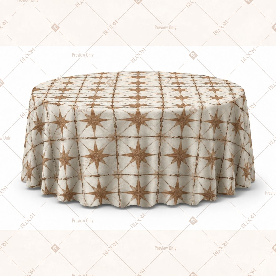 Rustic Check Table Cover Pack Of 6