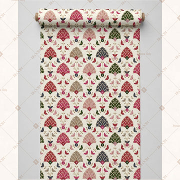Pink Botanical Fabric Roll Pack of 25