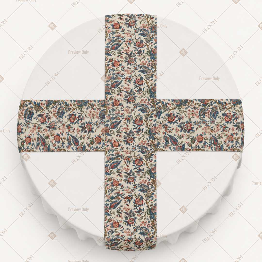 Rustic Floral Trellis Table Runner Pack Of 12