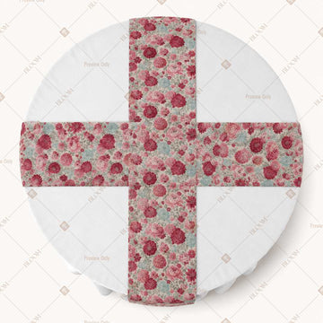 Rose Garden Floral Table Runner Pack Of 12