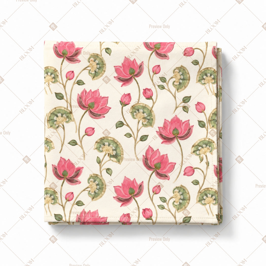 Pink Rose Floral Pattern Design