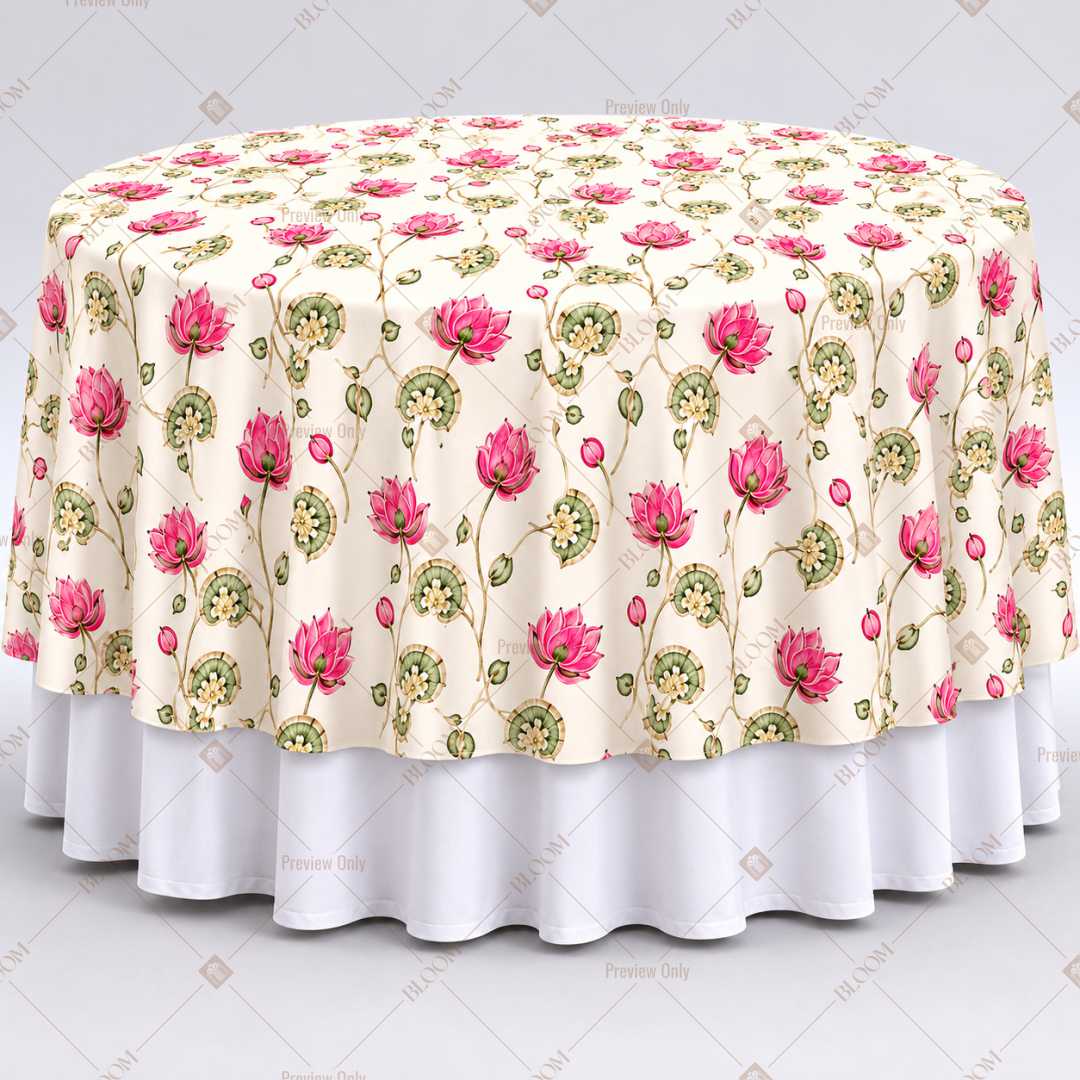 Pink Rose Garden Table Overlay Pack of 6