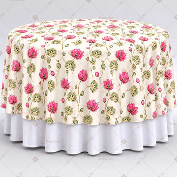 Pink Rose Garden Table Overlay Pack of 6