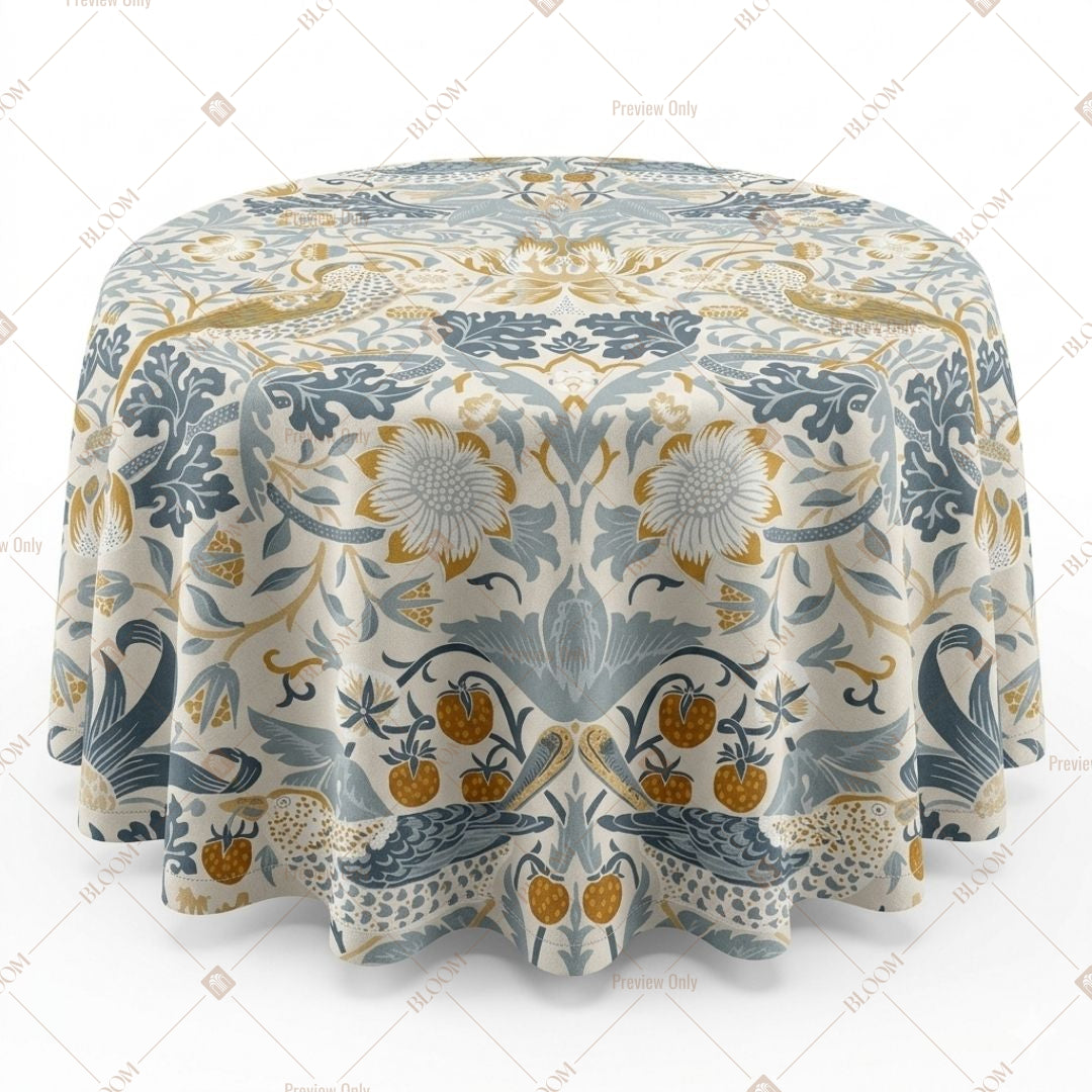 Blue Royal Medallion Table Cover Pack Of 6