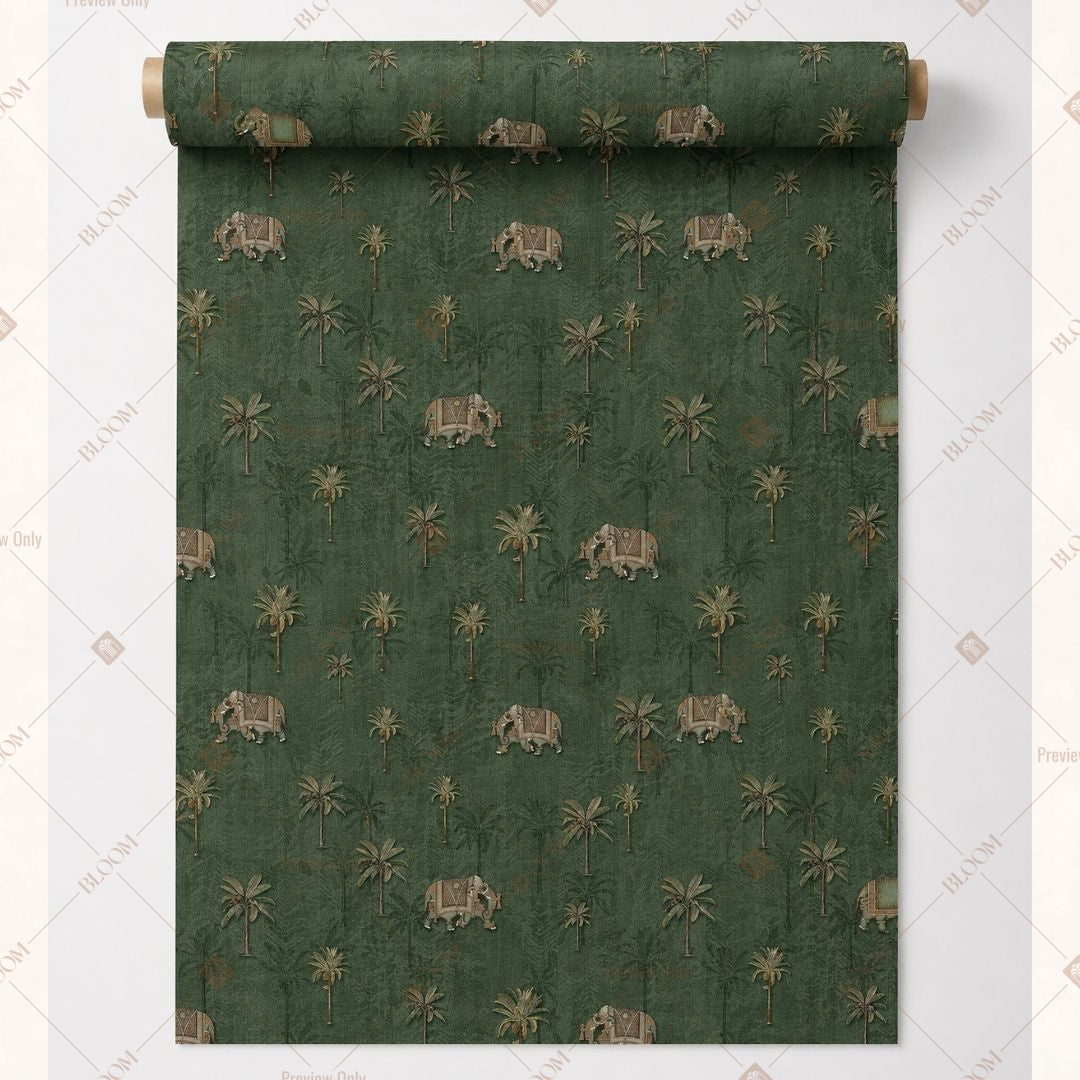 Forest Gold Botanical Fabric Roll Pack of 25