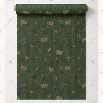 Forest Gold Botanical Fabric Roll Pack of 25