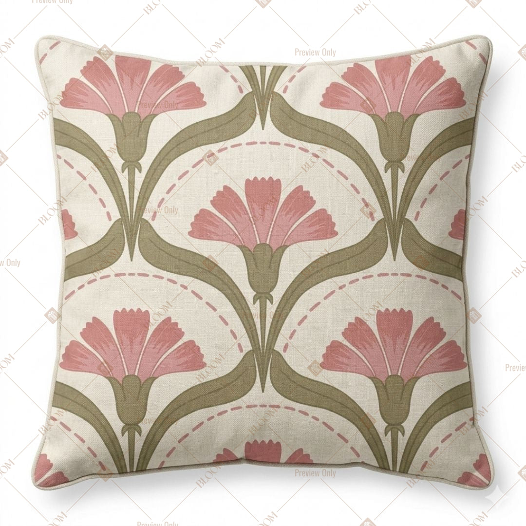 Art Deco Botanical Cushion Cover Pack of 12