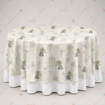 Ivory Botanical Sprig Table Overlay Pack of 6