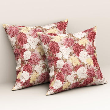 Rose Meadow Delight: Cushion Cover - Pack of 12