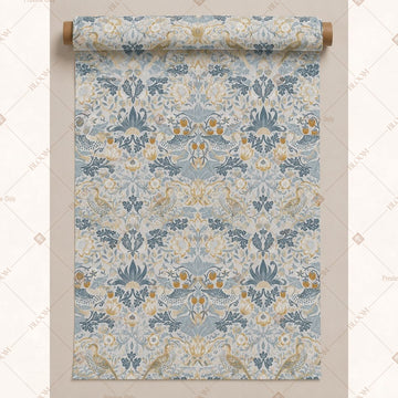 Blue Royal Medallion Fabric Roll Pack of 25