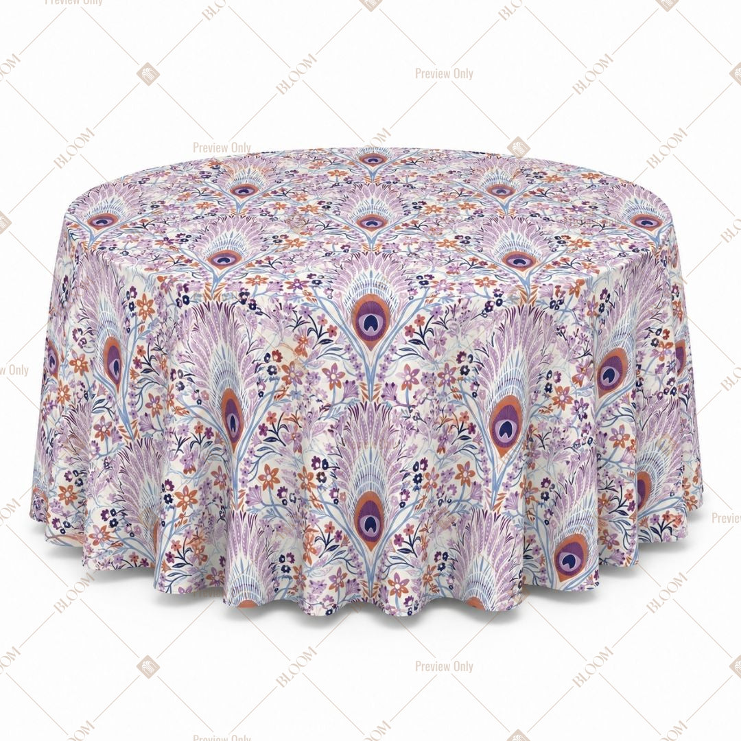 Lavender Floral Table Cover Pack Of 6
