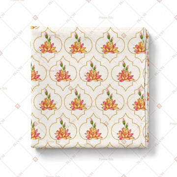 Pastel Floral Motif Pattern Design