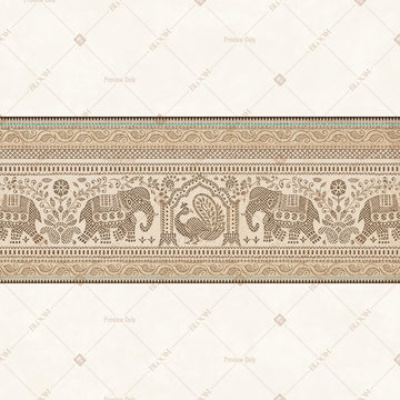 Antique Palace Relief Border Wide Backdrop